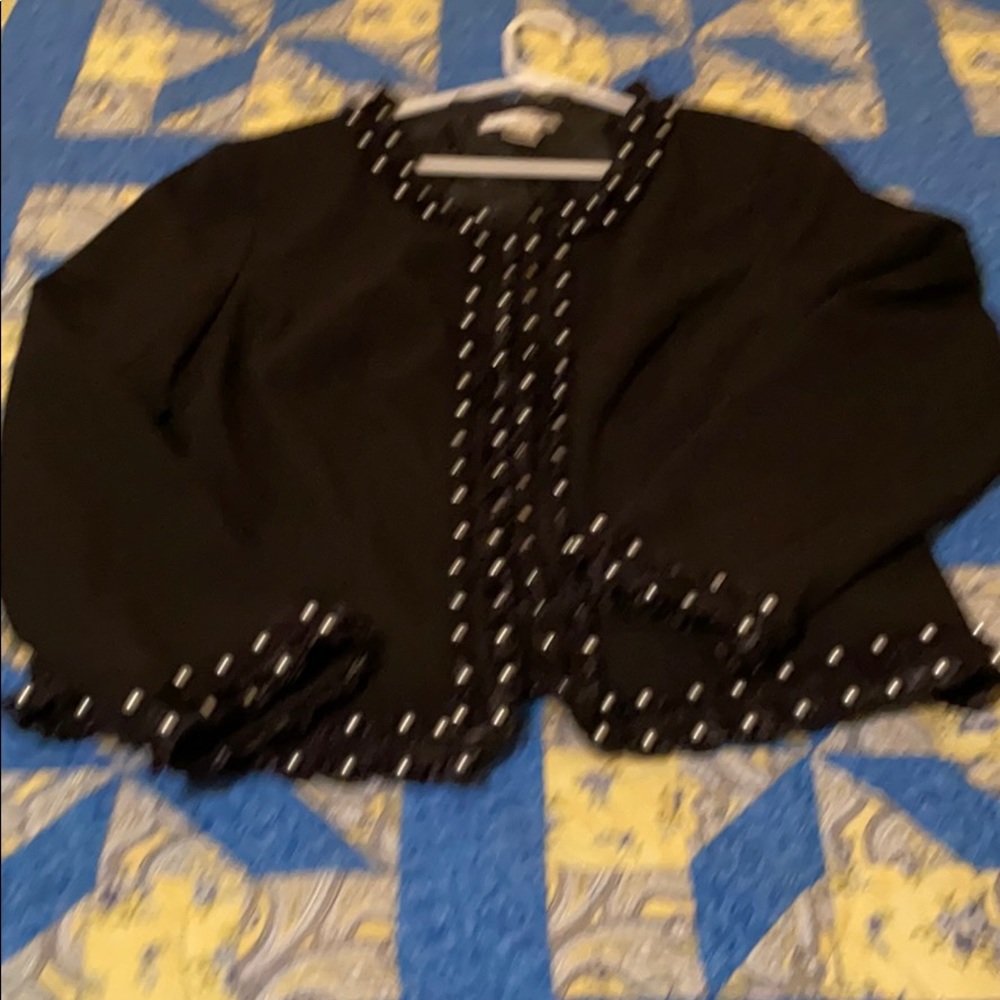 Women’s Jacket Newport News Black With Border 16